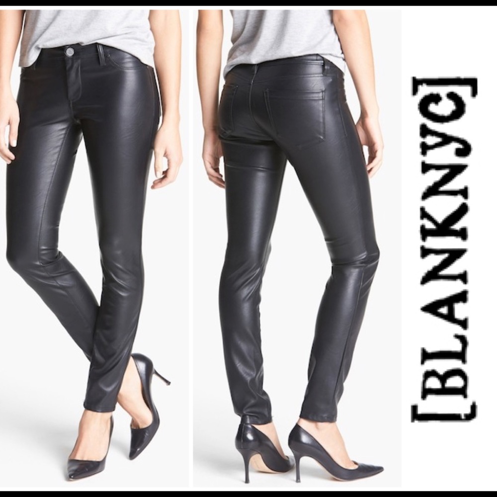 Blank NYC Faux Leather Skinny Pants